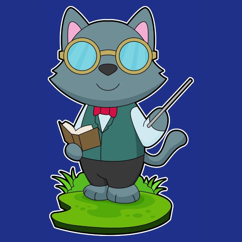 Katze Lehrer Pointer