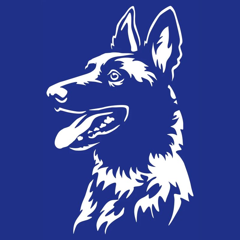 Malinois Head "Black Edition"