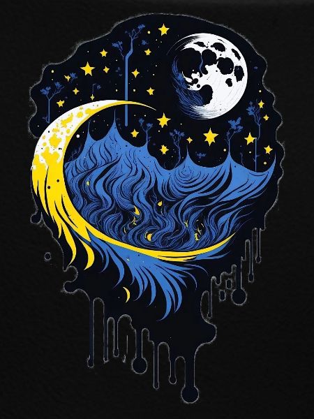 Moon and Stars