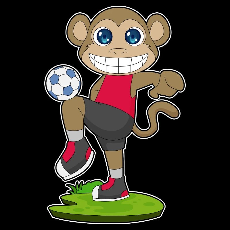 Monkey Soccer Player Soccer