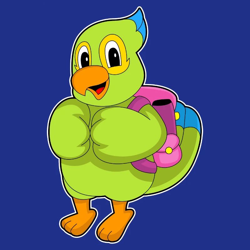 Parrot Student Backpack School