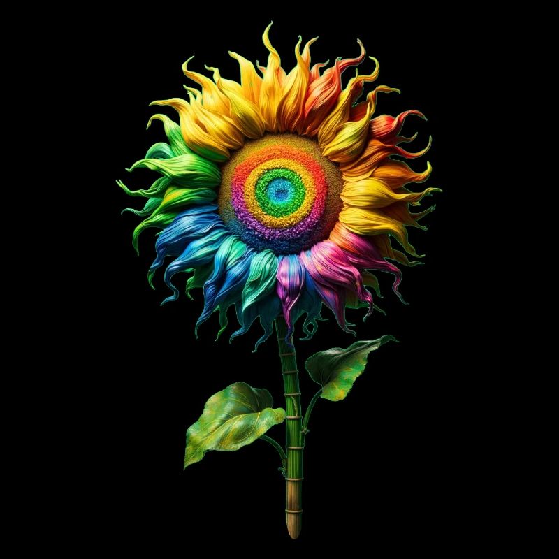 Tournesol Rainbowcore | Vincent van Gogh Style