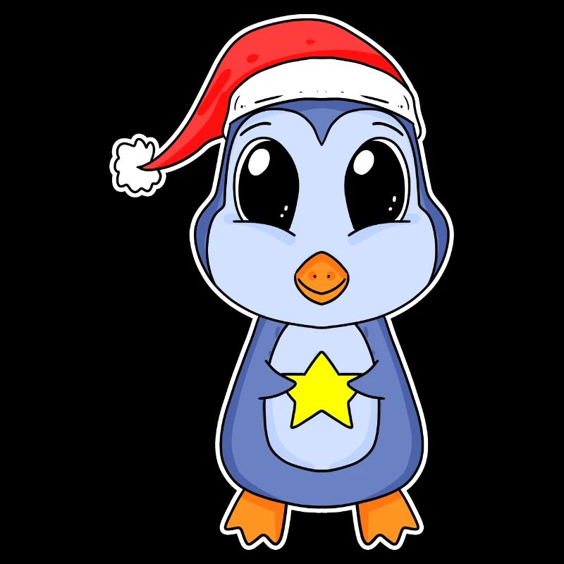 Pinguin Weihnachten