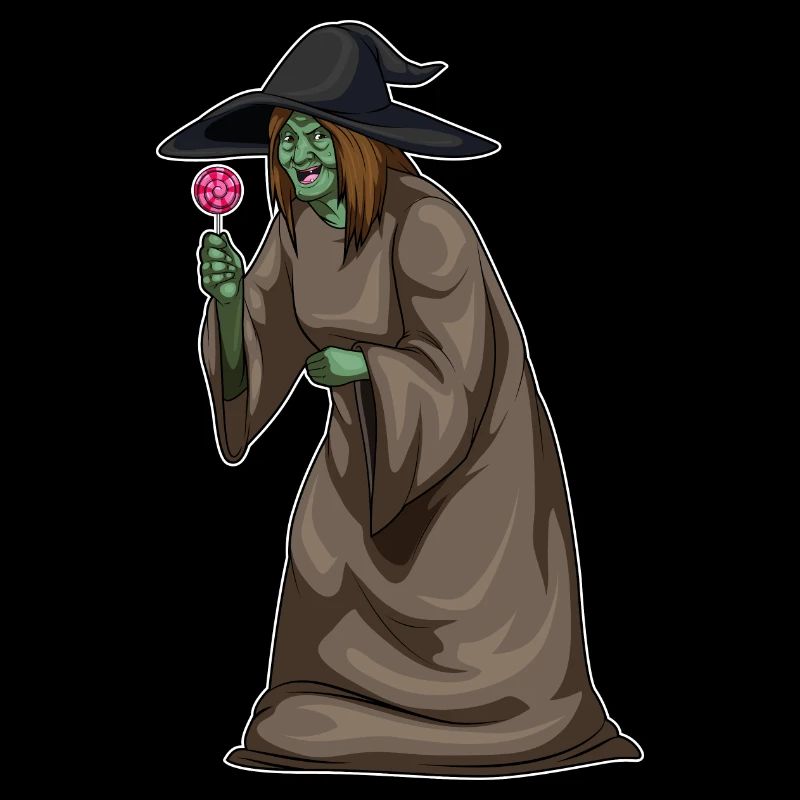 Hexe Halloween Lutscher