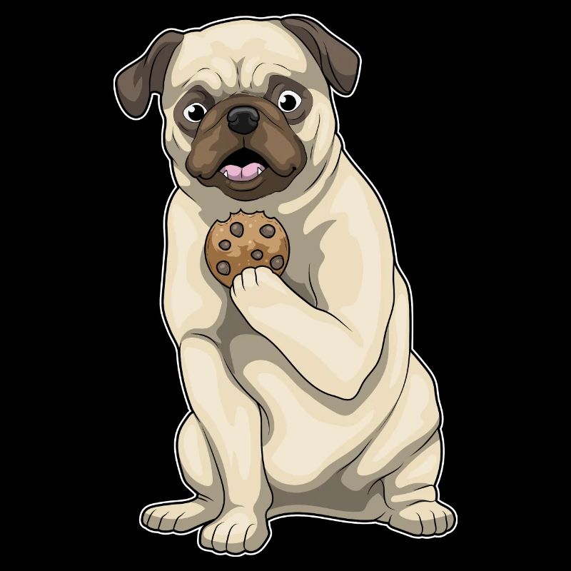 Pug Cookie
