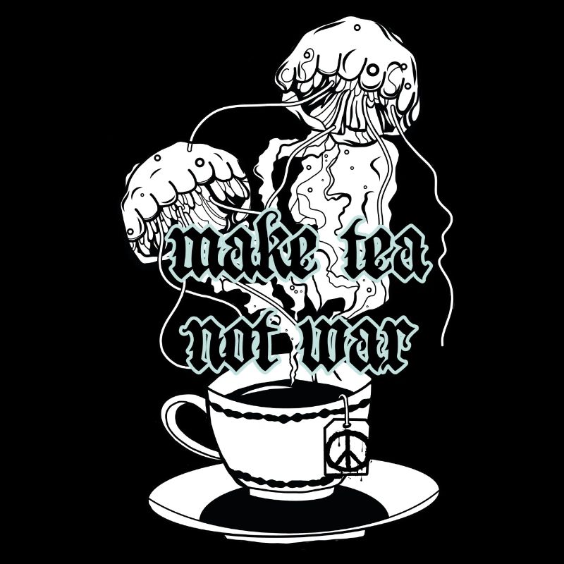 Tee // Krieg // Frieden // Illustration