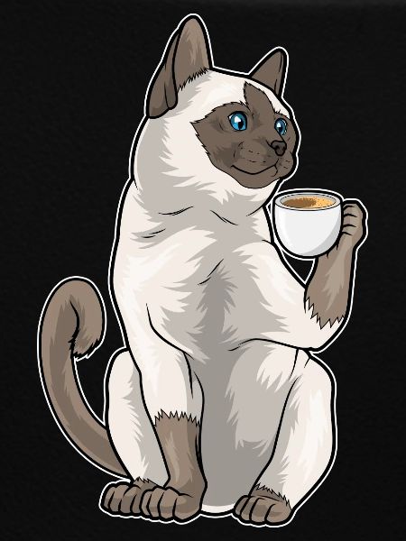 Siamkatze Kaffee Tasse