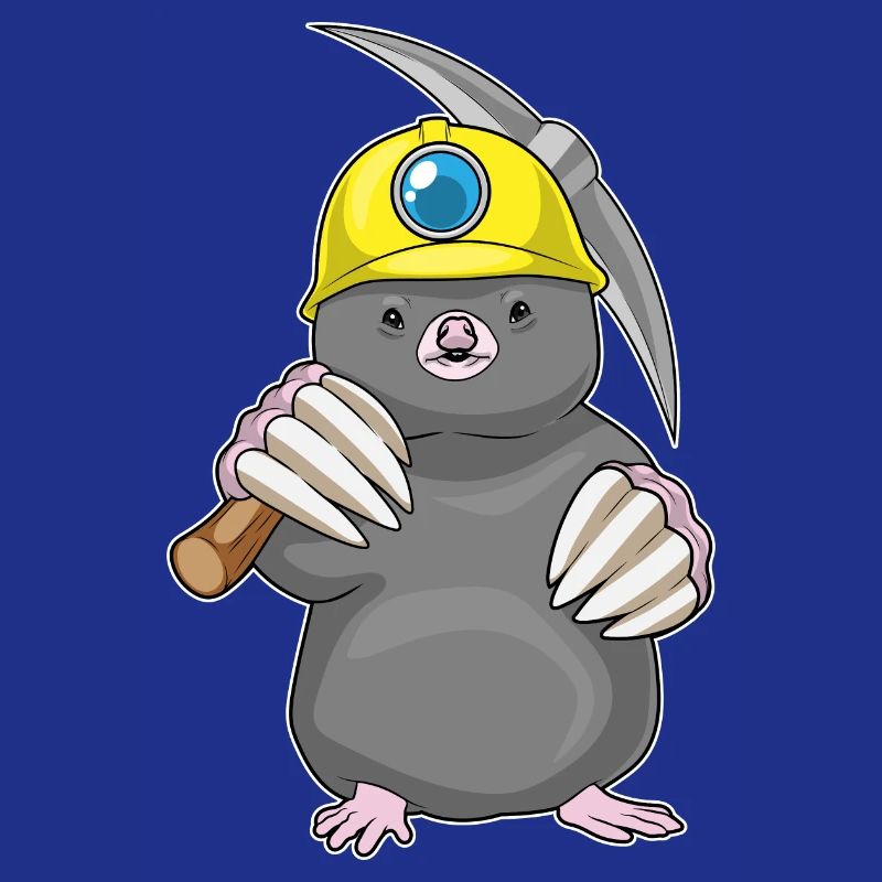 Mole Miner Pickaxe Mining