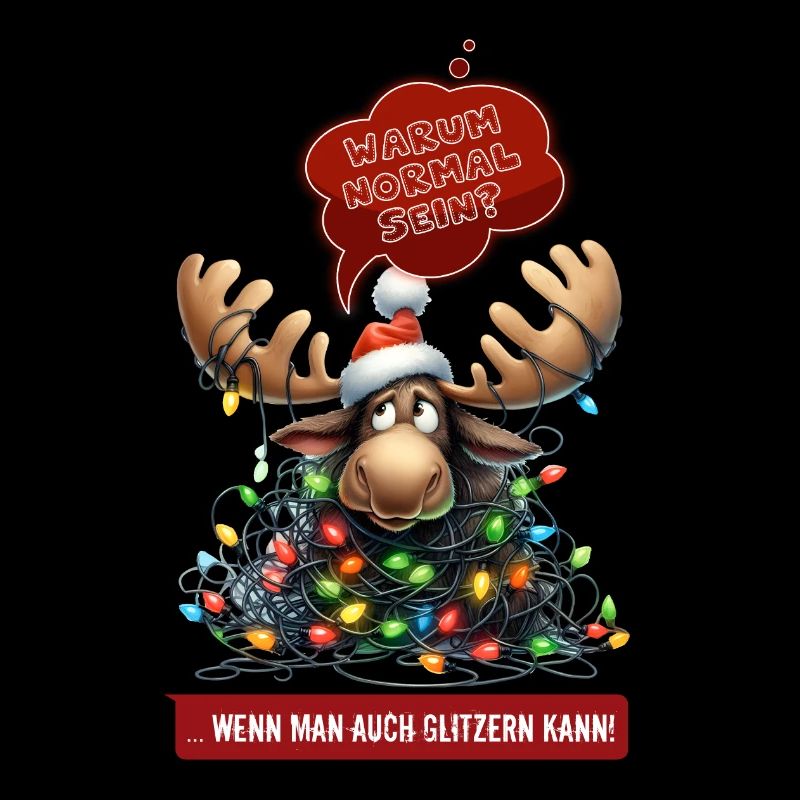 LUSTIGER ELCH | Weihnachtspulli | ugly sweater