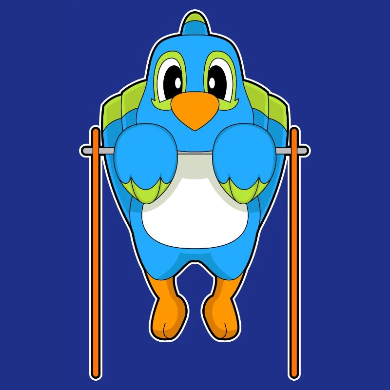 Parrot Bodybuilder Pull-ups