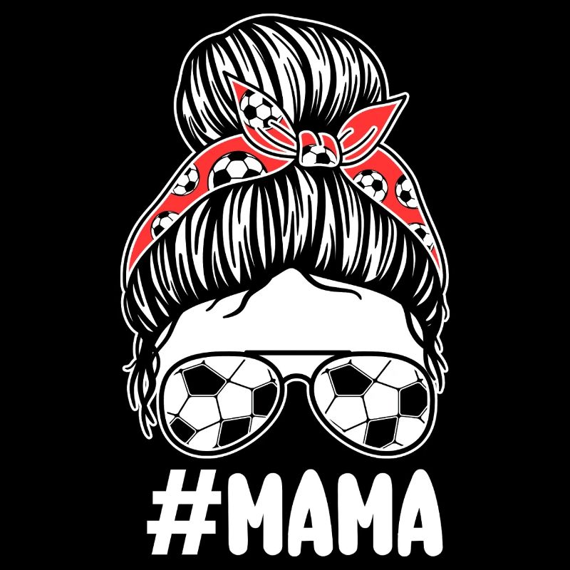 Fußballspieler Mama Mutter Fußball