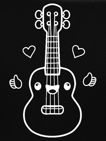Ukulele Comic Look