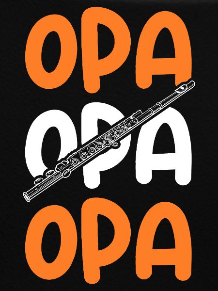Flötist Opa Querflöte