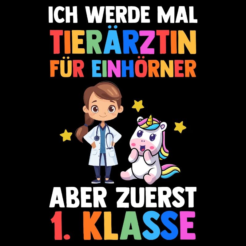Tierärztin Erste Klasse Einschulung Schulkind