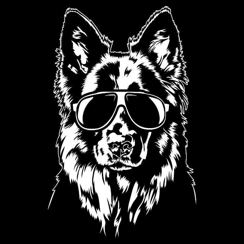 German Shepherd Cool Dogs Portrait Wilsigns