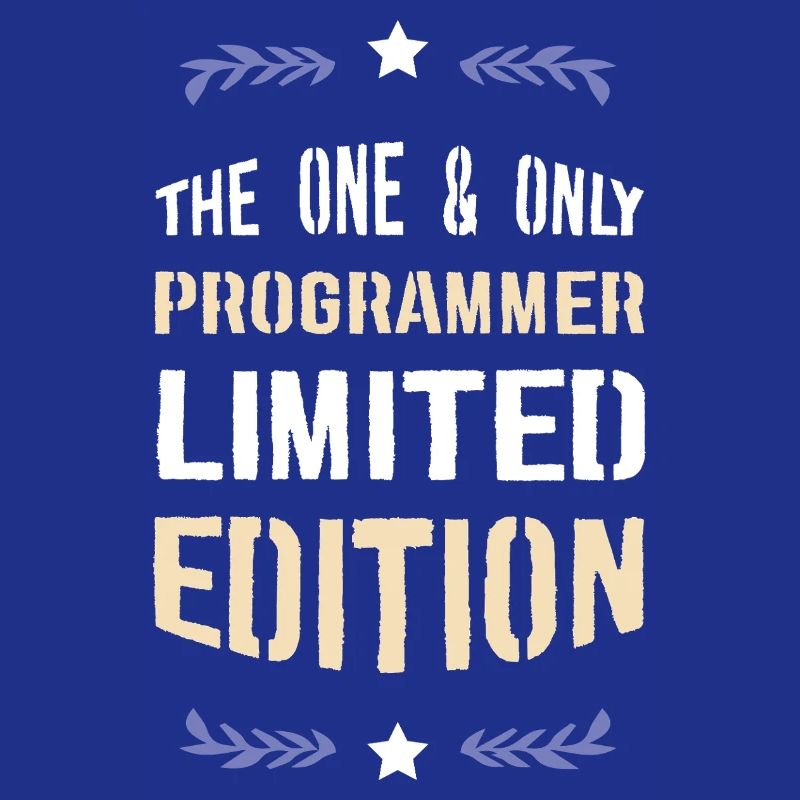 Le seul et unique programmeur en édition limitée