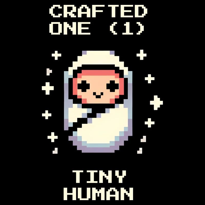 Small Character Created | Gamer Baby Saying