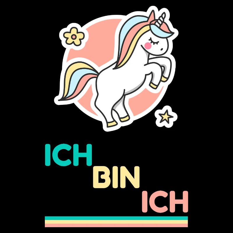 Pastell Unicorn Ich Bin Ich