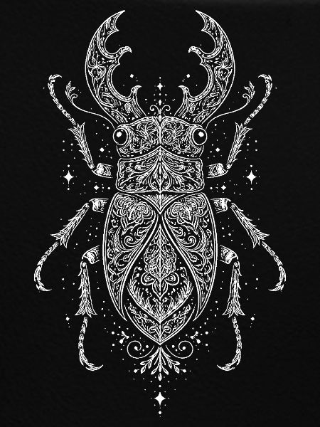 Ornamentkäfer Mandala