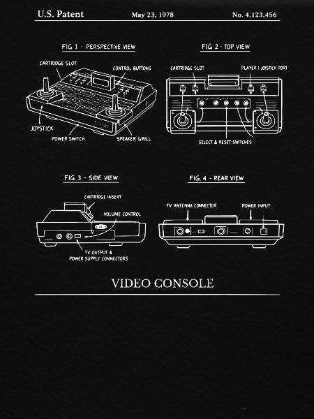 Retro Console Blueprint Design