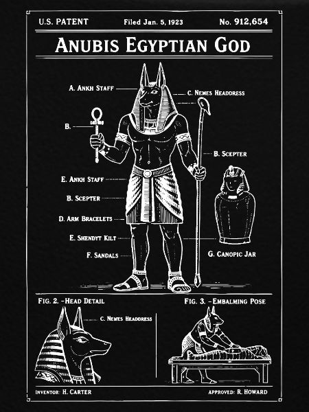 Anubis Blueprint Icon Tee