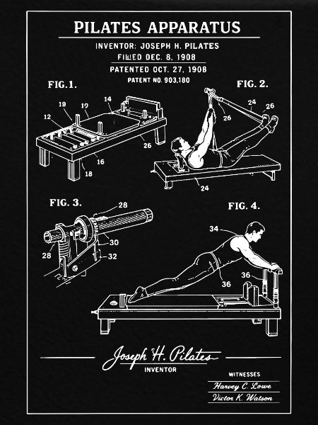 Pilates-Geräte-Bauplan