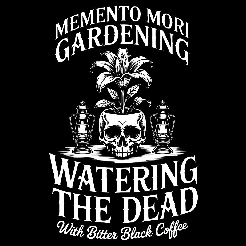 Memento Mori Garden Skull Coffee