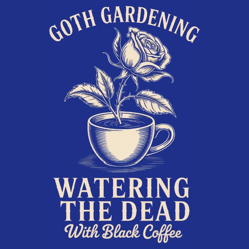 Gotische Garten-Kaffeekunst