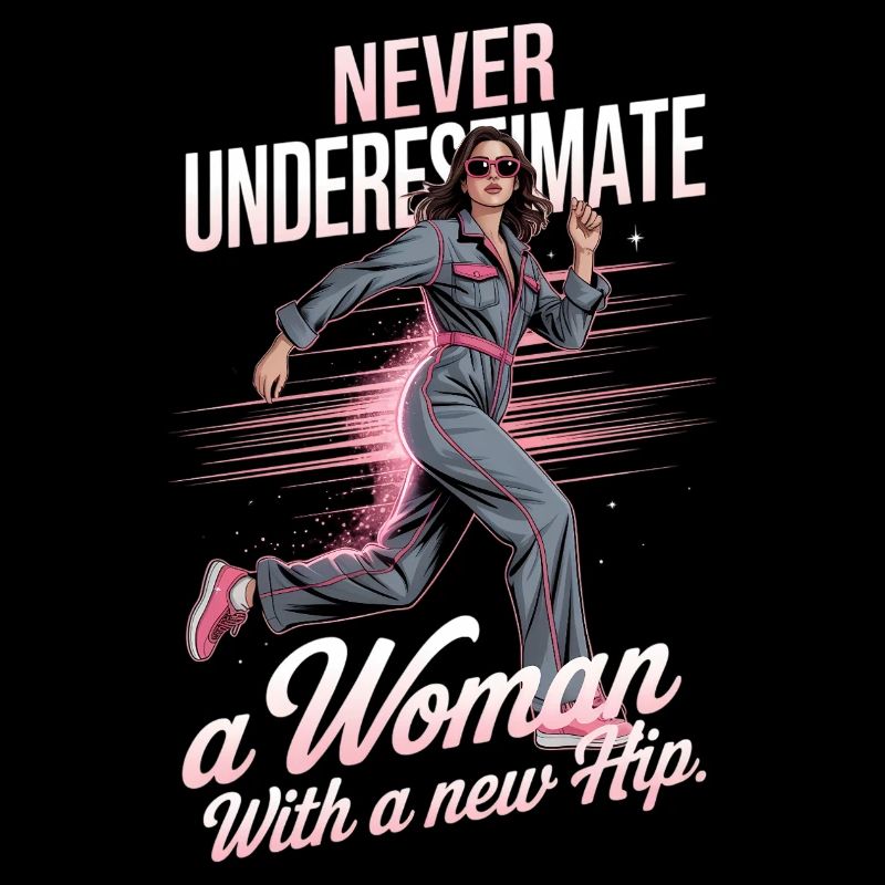Never Underestimate A Woman With A New Hip