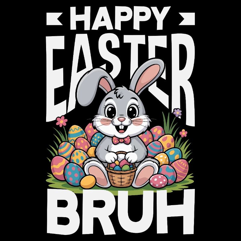 Joyeuse Pâques, douce chasse aux œufs du lapin, œufs de Pâques