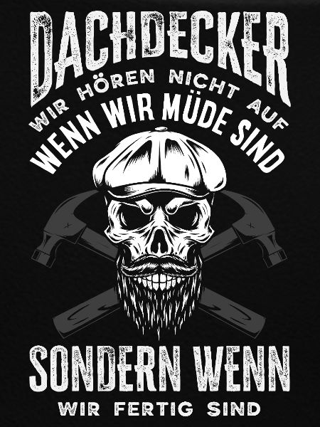 Dachdecker Spruch Lustig Handwerker Geschenk
