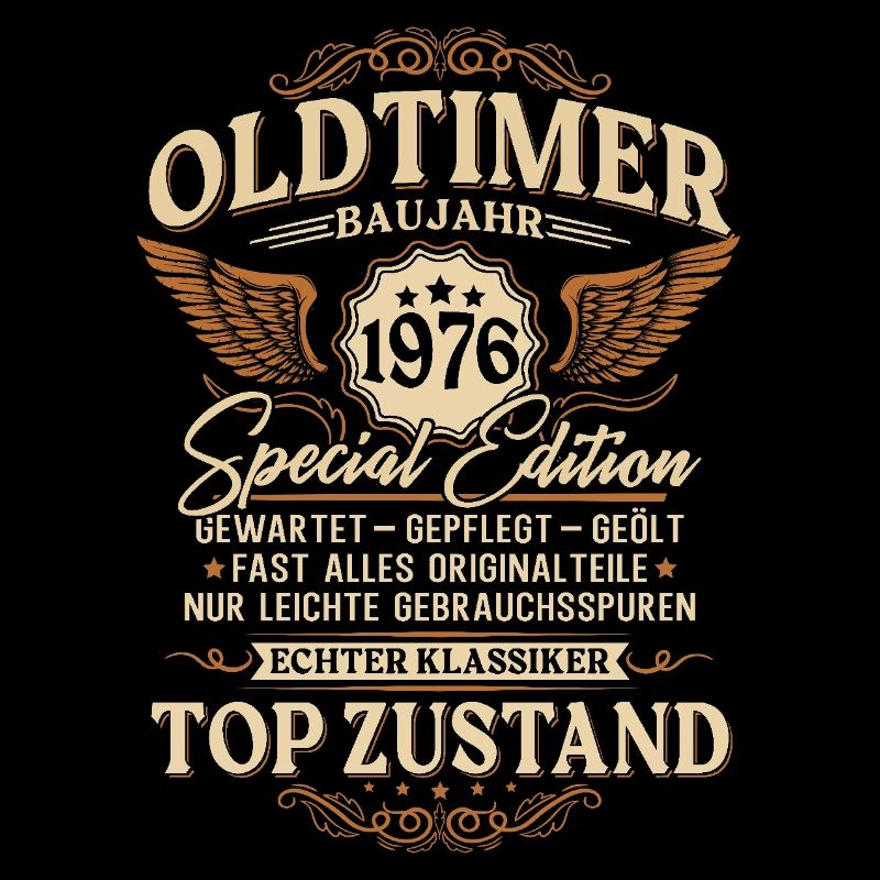 Oldtimer Baujahr 1976 Jahrgang Geburtstag Geschenk
