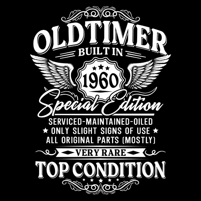 Oldtimer Baujahr 1960 Jahrgang Geburtstag Geschenk