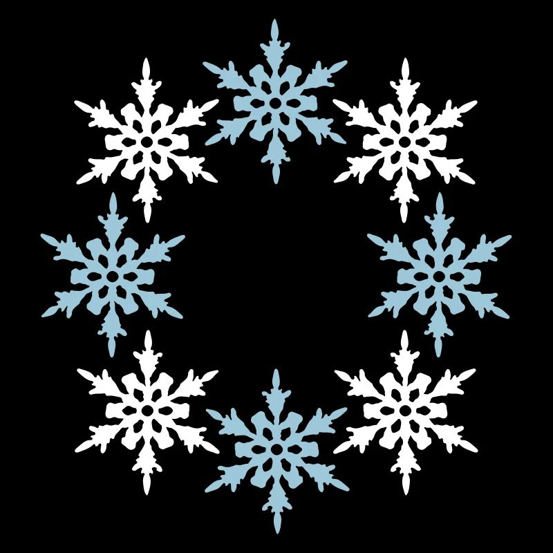 winter ring kreis rund muster design kuehl kalt sc