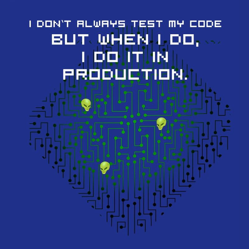 test code nerd joke spruch pc programmierer geek i