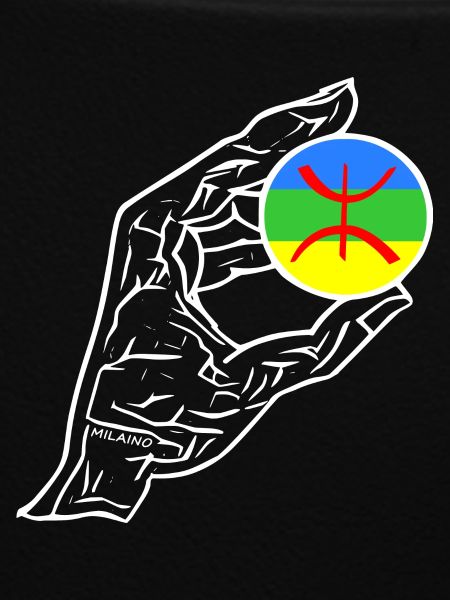 Amazigh hand flag