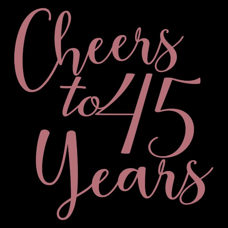 Vive le 45e anniversaire de 45 ans