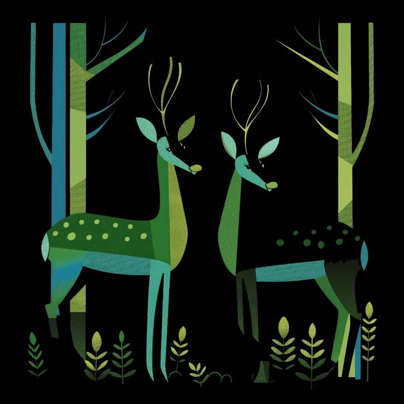 Forêt de cerfs 2