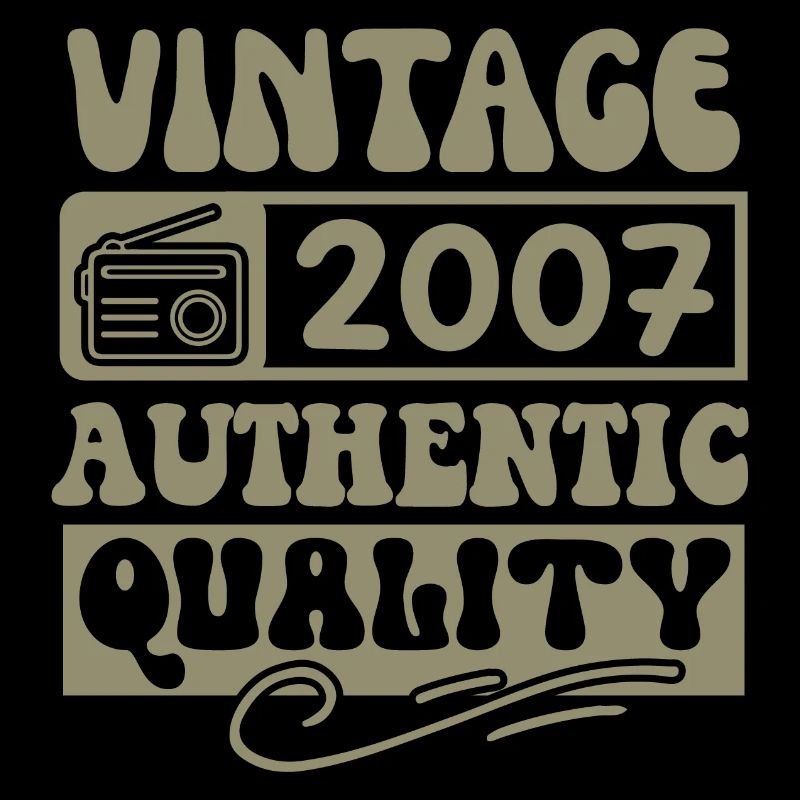 Authentic 2007 Vintage 2007 - Vintage 2007 Retro