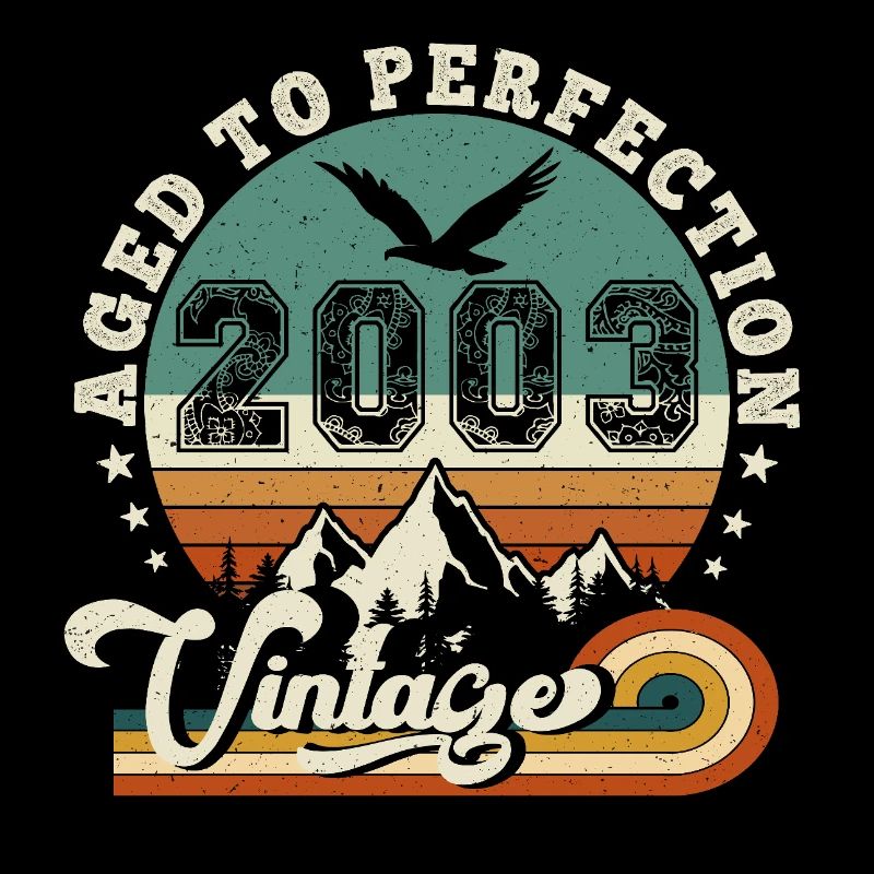 2004 Vintage Anniversaire Rétro 2004.Edition 2025.