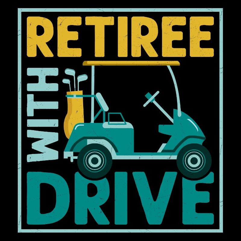 Retiree With Drive Golfer Golf