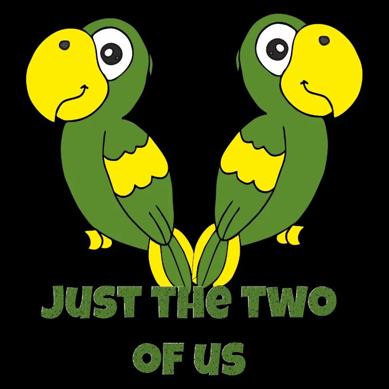 Les perroquets, juste les deux