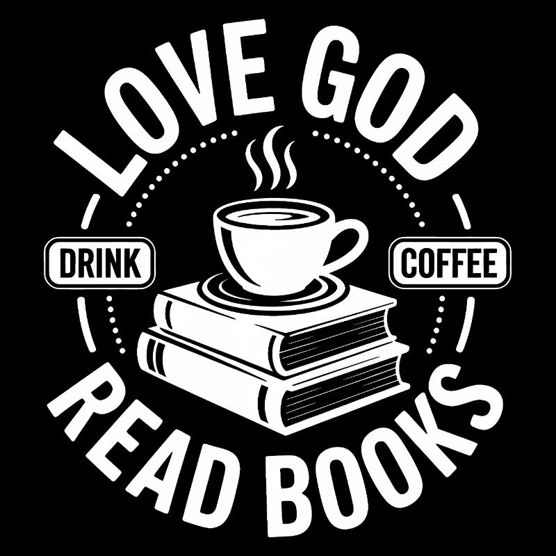 Liebe Gott, Trinke Kaffee, Lese Bücher! Christlich