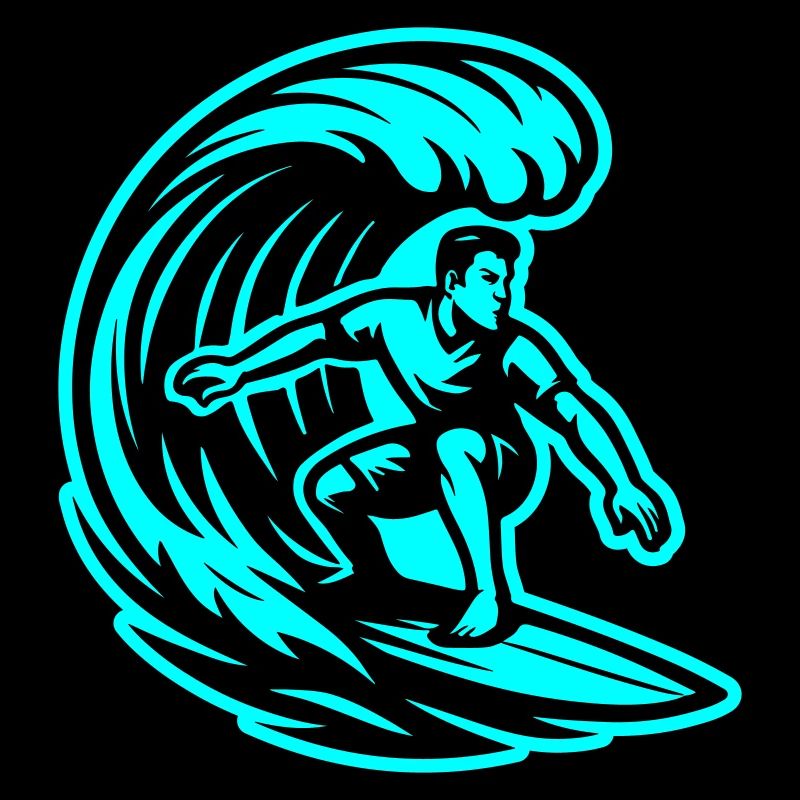 Surfer Wave Surfing