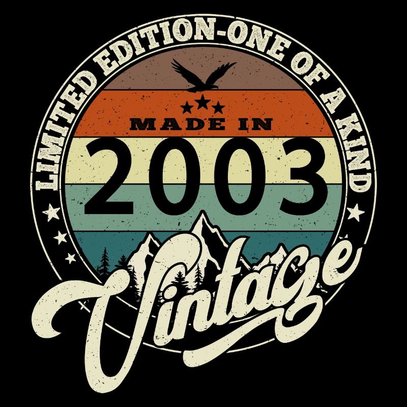 Vintage 2003 meilleur de 2003 - annif 22 ans