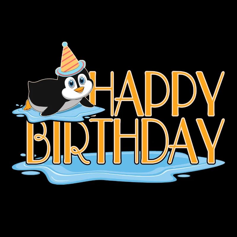 Geburtstag Pinguin