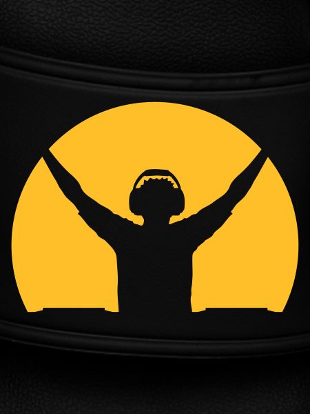 Sun silhouette DJ