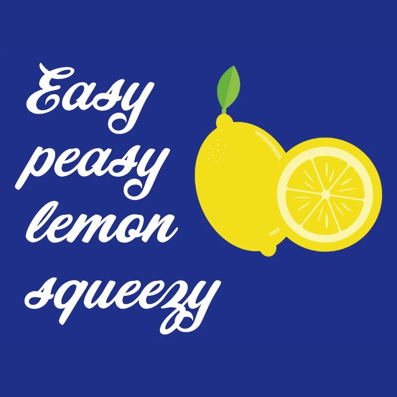 Zitronen mit Spruch Easy peasy lemon squeezy