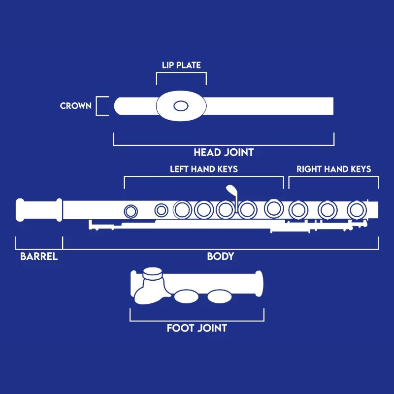 Flûte transversale Description Structure