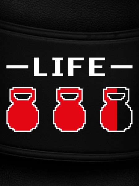 Kettlebell Life Pixelated Dark